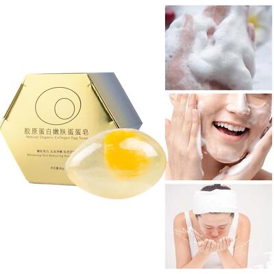80G COLLAGEN BRIGHTENING EGG SOAP 