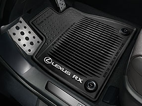 Lexus RX350 RX450H (2016-2022) OEM Genuine ALL WEATHER FLOOR MATS 4pc (Black) - Picture 2 of 4