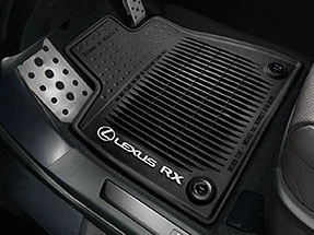 Lexus RX350 RX450H (2016-2022) OEM Genuine ALL WEATHER FLOOR MATS 4pc (Black) - Image 2 of 4