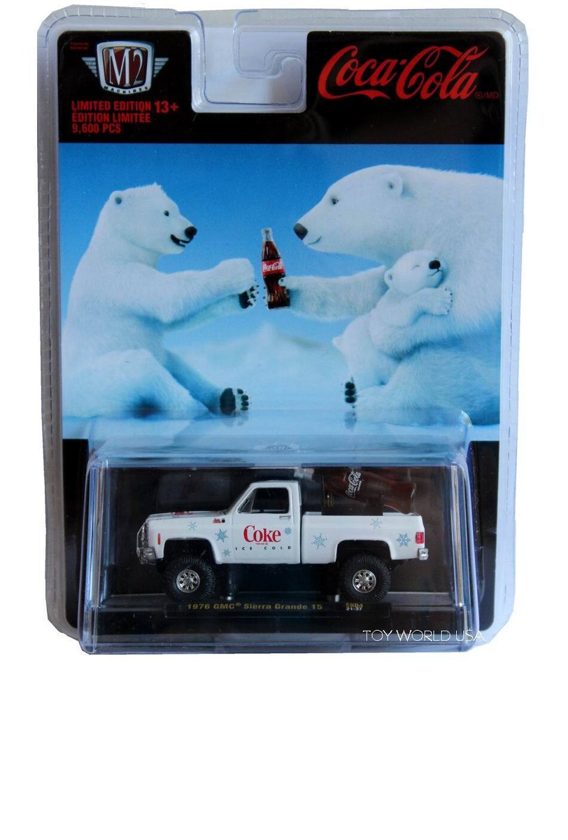 M2マシーン コカ・コーラ　1976 GMC Sierra Grande 15 M2 Machines COCA-COLA 1976 GMC Sierra Grande 15 SK04 21-37