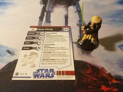 Star Wars Miniatures - Booster Jedi Academy - 7 Figurines Aléatoires - Neuf