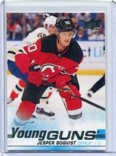 2019-20 Upper Deck Young Guns Jesper Boqvist Rookie   233   New Jersey Devils