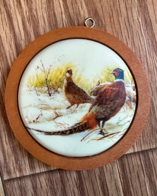 Hallmark Keepsake 1984 Christmas Ornament Ring Necked Pheasant 3rd In Serie HM#2