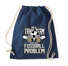 Youth Designz Baumwoll Beutel Turnbeutel Tasche Trink Team Problem Saufen Bier