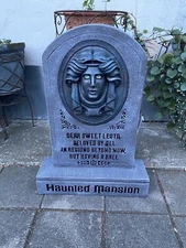 Disney Haunted Mansion Madame Leota Talking Tombstone 30in Lowes Exclusive