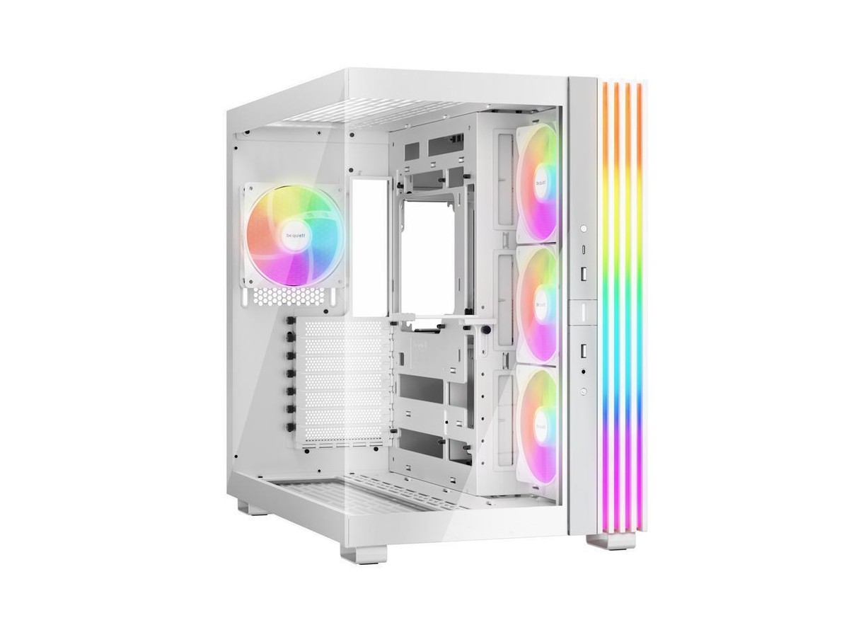be quiet! LIGHT BASE 600 LX White ABS / Steel / Tempered