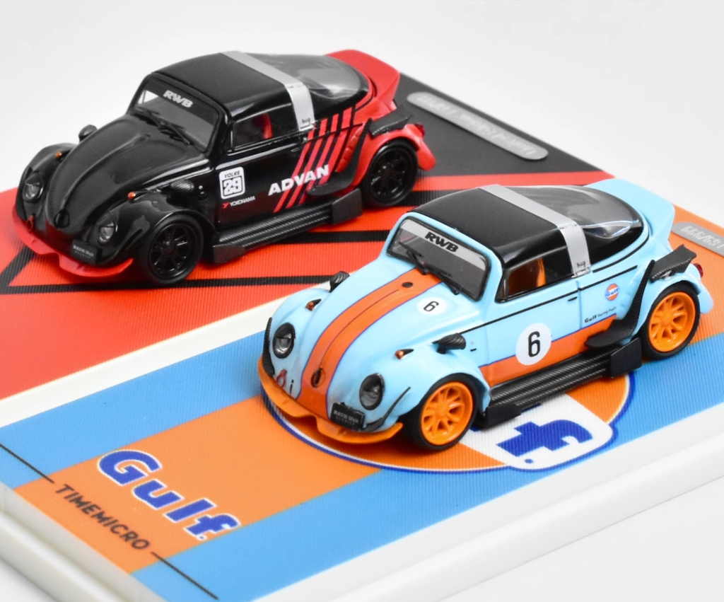 TM 1:64 VW RWB Beetle Racing Sports Classic Model Diecast Metal
