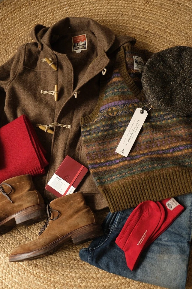 Remains 24 New British Retro Fair Isle Wool Vest - Image 2 of 4