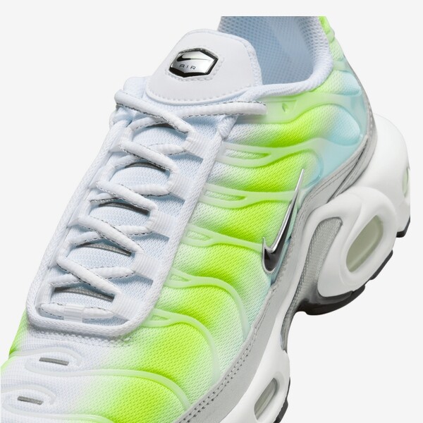 Nike Air Max Plus 蛍光グリーン替え紐付き Nike Women's Air Max Plus 'White/Cyber' (HJ9574-100
