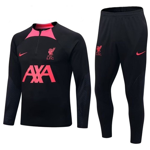 Combinaison d'entraînement pull 2025 Liverpool survêtement football sportswear homme et enfant -- - Photo 3/39