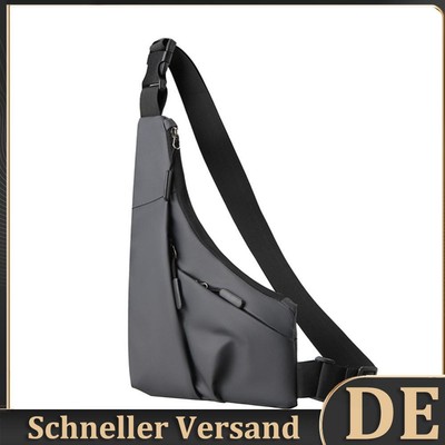 Anti Theft Travel Bag Small Waist Bag Multi-pockets for Women Men (Black) DE