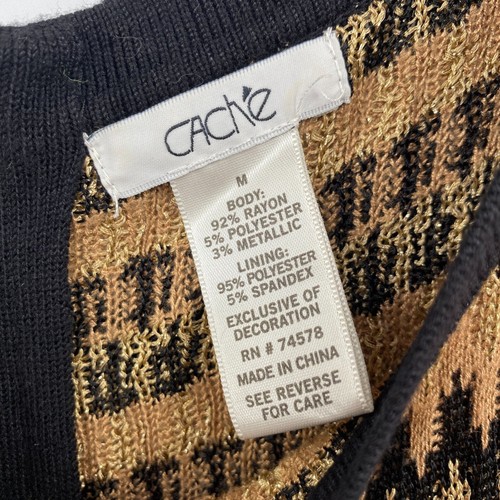 Abito vintage a maglia cache body con midi taglia media senza maniche stretch y2k sexy - Foto 4 di 12