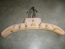 4 Baby World Humpty Dumpty Vntg1960's Plastic  Metal Children Hanger O47 