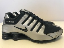 nike shox nz white metallic silver