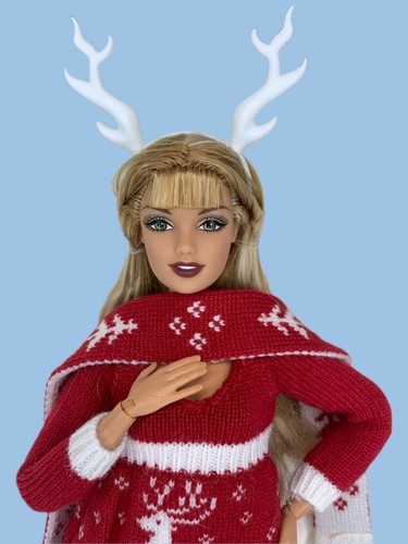 Eledoll HOLIDAY Winter Clothes Christmas 11.5" Doll Fashion Pack Miss Santa Clau - Picture 2 of 7