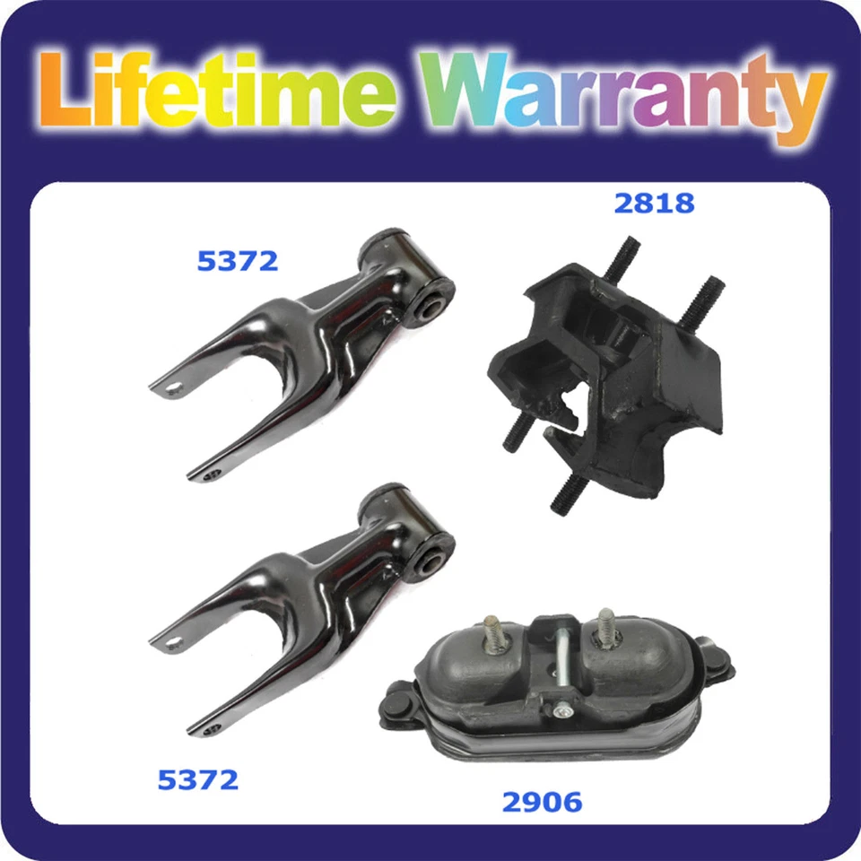 Montaje de motor y transmisión 4 piezas para Chevrolet Impala 2006-08 3,5 L 2818 2906 5372*2 Foto 2 de 4