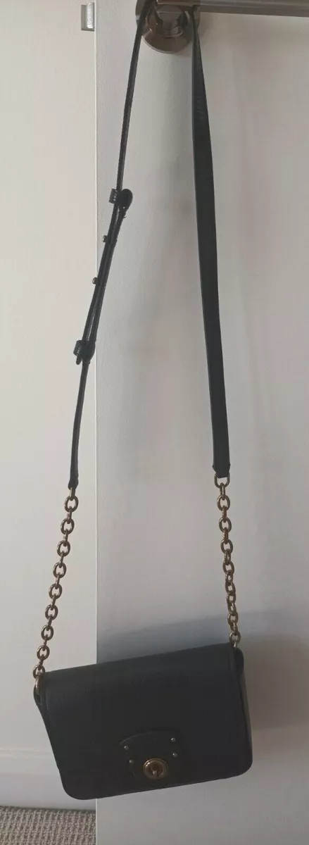 Lauren Ralph Lauren Black Chain Crossbody Bag Millbrook Small eBay