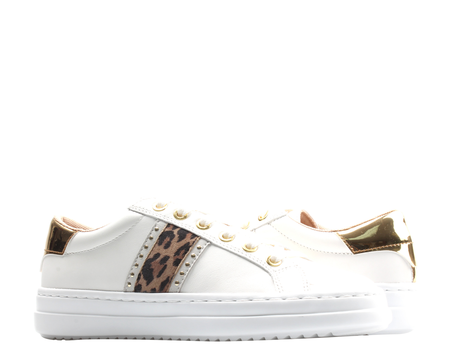 Geox Pontoise Lace-Up White/Off White Women's Sneakers D04FEG-085BN-C1352 |  eBay
