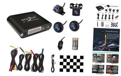 Universal 360 Degree Bird View System Car DVR Record Panoramic View All Round 