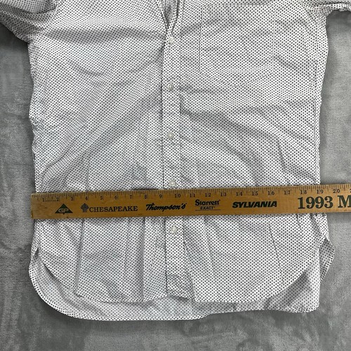 Frank Eileen Joedy Shirt Women’s Small White Heart Print Boyfriend Button Up Top - Picture 9 of 11