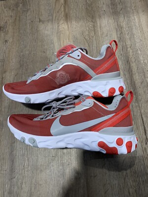 nike react 55 red and white