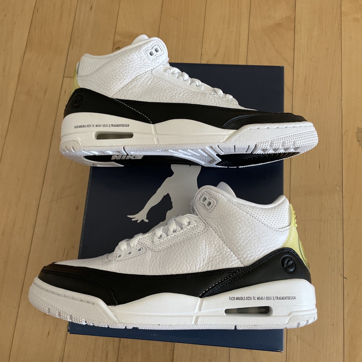 Size 8.5 - Jordan 3 Retro SP x Fragment Design Mid White