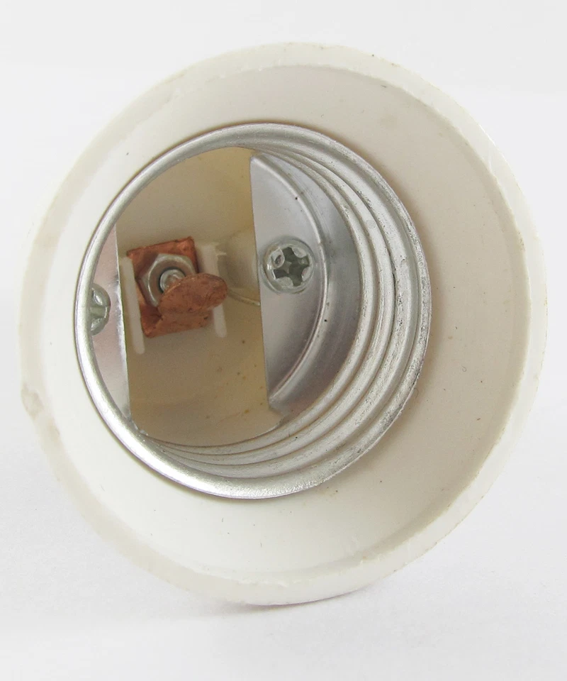 10x BA15D Male to E26/E27 Female Socket Base LED Halogen Light Bulb Lamp Adapter - Image 4 of 4