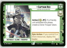 Captain Rex - Fighting For His Brothers #007 Star Wars Unlimited TOR NM X1