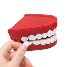 Clockwork Toy Chatter Choppers Wind Up Chattering Teeth Classic Novelty Gag Gift