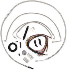 LA Choppers Complete Bar Swap Cable & Brake Line Kit LA-8011KT2-13 Made in USA