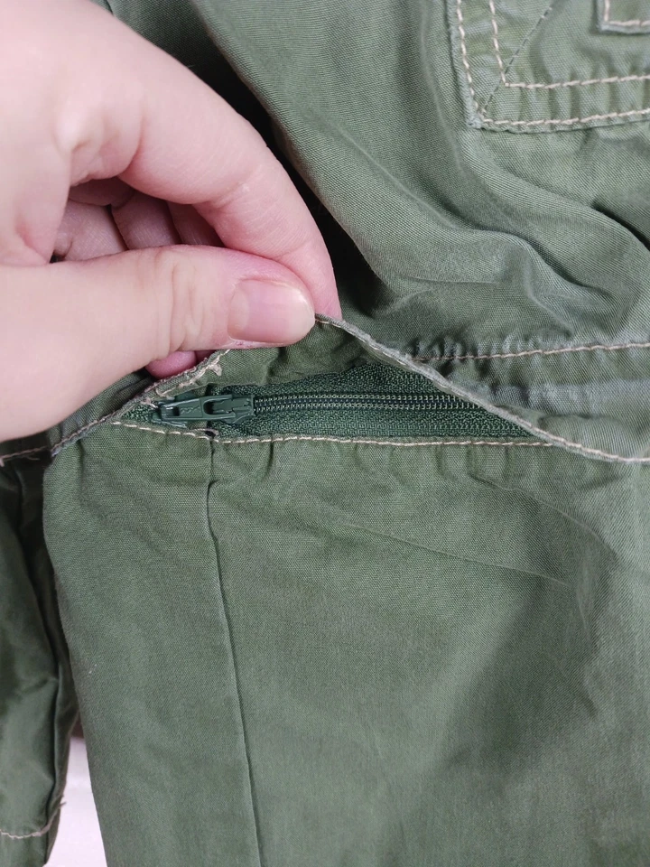 Mini Boden 男孩尺寸 4 4T Techno 拉链工装裤绿色拉绳  — 第 2/4 张图片