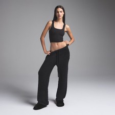 Skims Cozy Knit L/XL Trousers Onyx Brand New