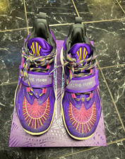 ANTA Kai 1 Men's Basketball Low Top Lace-Up Mesh Sneakers Purple Pink Gray 9.5