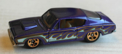 Hot Wheels 1968 Plymouth Hemi Cuda Barracuda violettmetallic Flammen Flames ´68