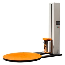 Automatic Pallet Wrapping Machine Film Winding Packaging Machine 65'' 110V 1Ph