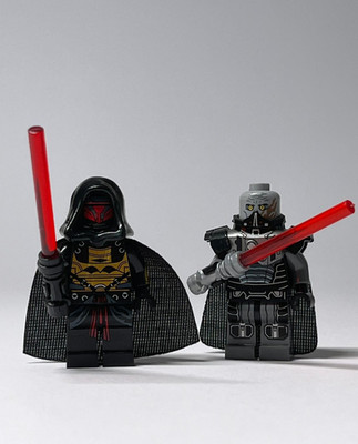 Darth Revan & Darth Malgus Star Wars Old Republic Sith Lords Custom Minifiguren