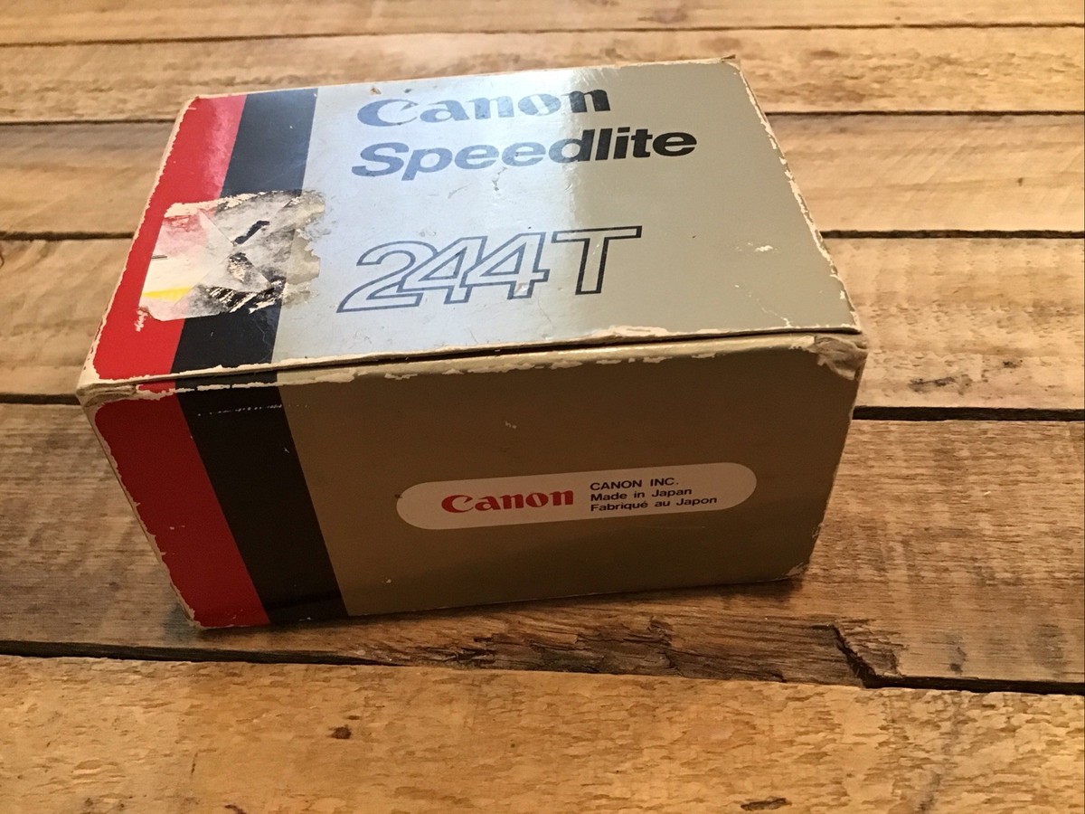 Canon Speedlite 244T Shoe Mount Flash for Canon for sale online | eBay