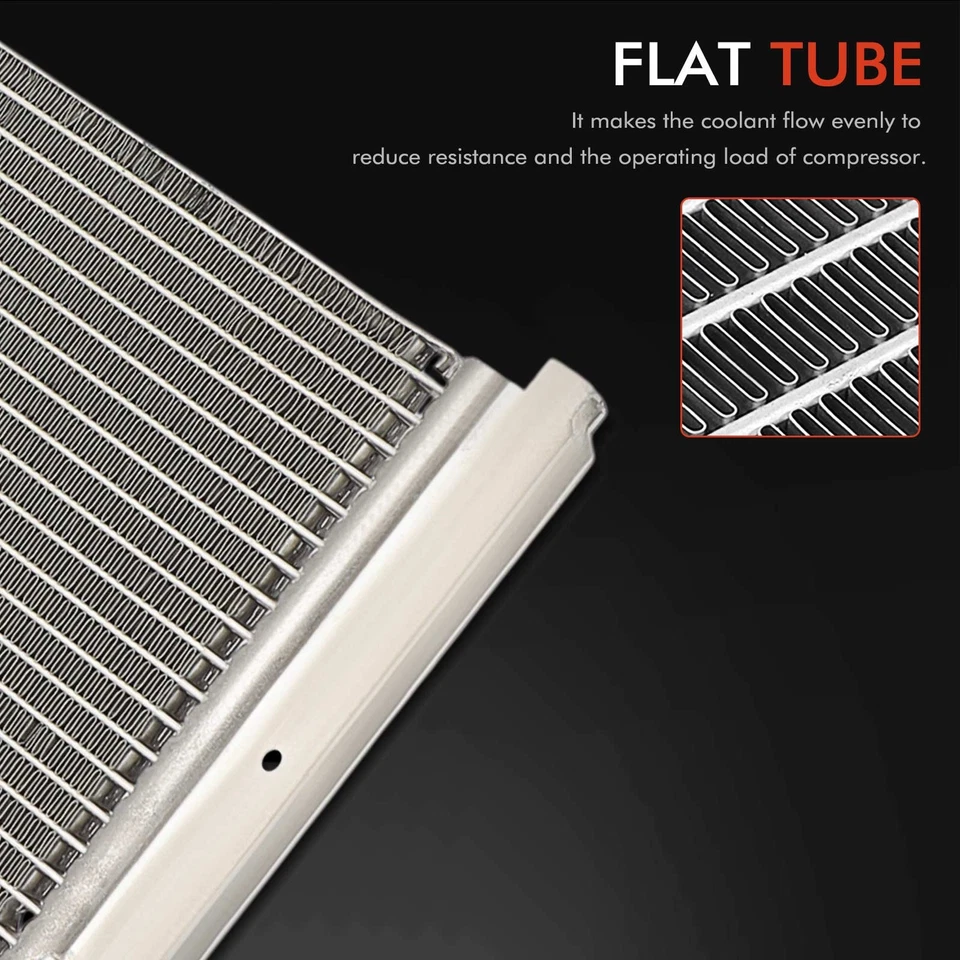 Condensador de aire acondicionado con soporte para Ford Taurus 1986-1995 Lincoln Continental Mercury Foto 3 de 4