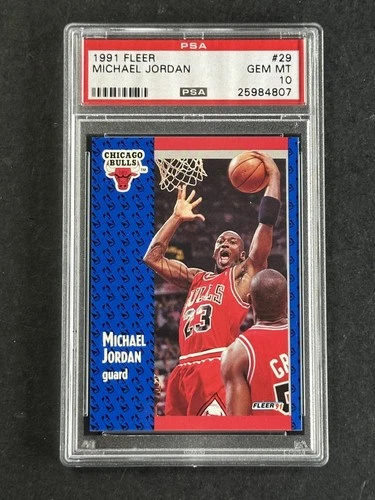 1991 Fleer #29 Michael Jordan PSA 10 Gem Mint
