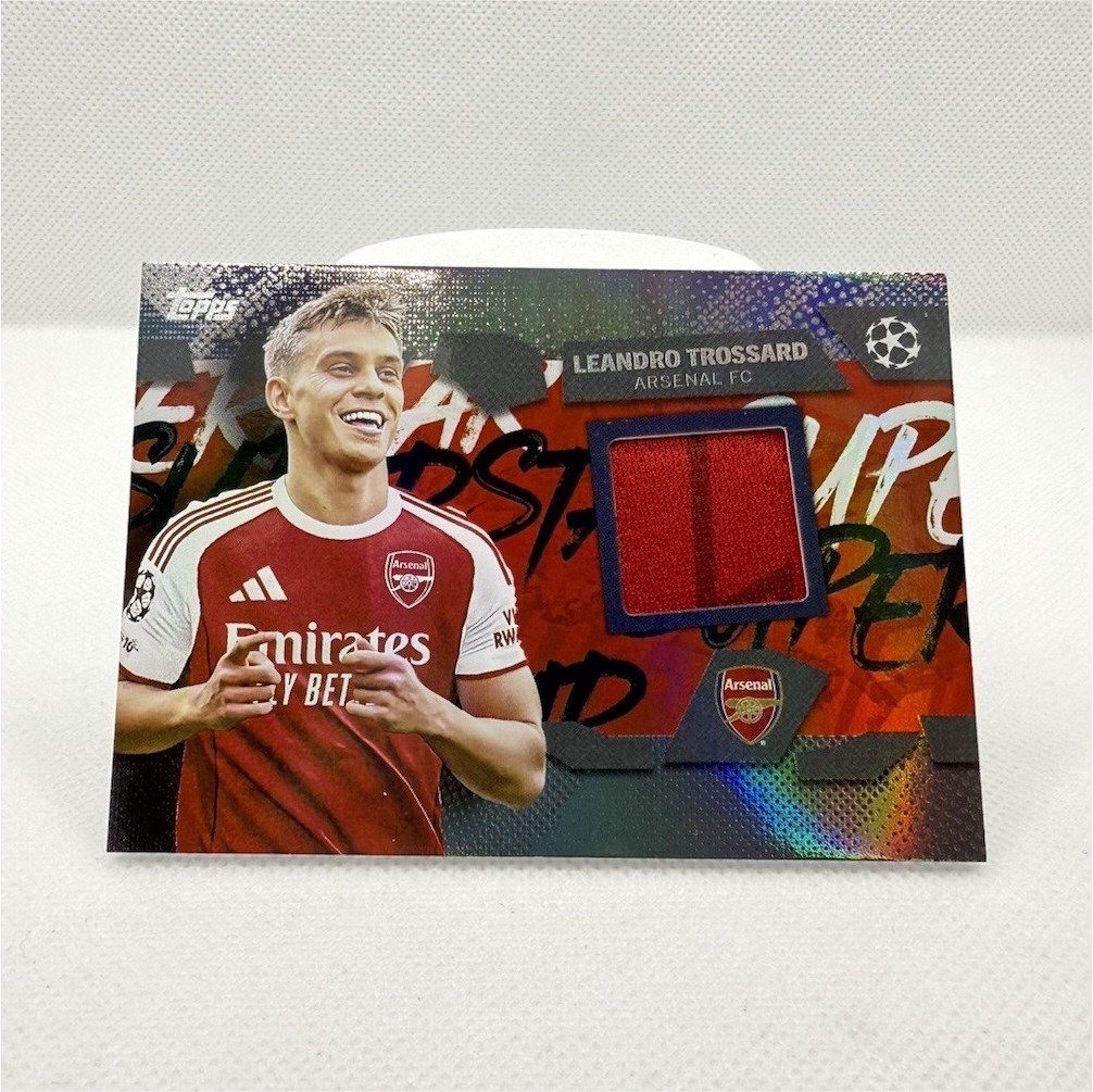 Leandro Trossard 2025-26 Topps UEFA Club Competitions #TSR-LT Superstar Relic