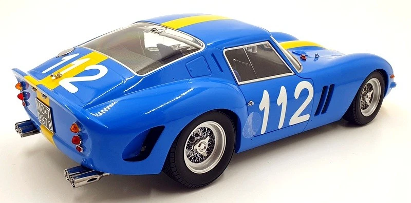 KK Escala 1/12 KKDC120123 - Ferrari 250 GTO 1962 Targa Florio #112 - Azul Foto 2 de 4