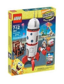 2008 Lego 3831 SpongeBob SquarePants Rocket Ride Open Box + Instructions Unused