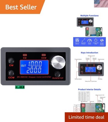 Stepper Motor Driver Controller Integrated Board Forward/Reverse Pulse Speed ...
