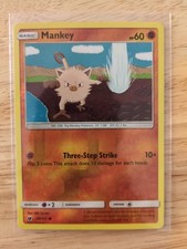 Pokemon Mankey Crimson Invasion 50/111 Reverse Holo