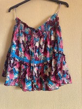 Tropical pattern vintage style Ra-Ra skirt by Goerge size 16 vgc