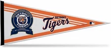 Detroit Tigers 1968 World Series Championship 12x30 Inch Soft Felt Pennant...