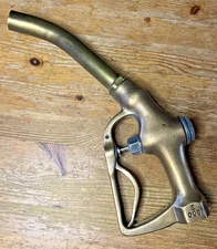 Vintage Buckeye 800E Brass Pump Handle Nozzle Made in USA Service Station 
