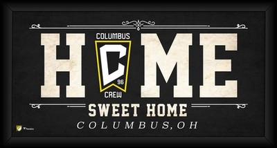 Columbus Crew Framed 10'' x 20'' Home Sweet Home Collage