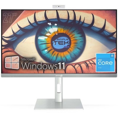 All In One 27'' 4K I5 Ram 8Gb Ssd 240Gb Windows 11 Pro Gaming Computer Vesa Pc