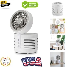 Portable HEPA Air Purifier and Fan - Ideal for Dorms, Offices, and Travel